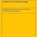 Der Wegfall der Geschäftsgrundlage