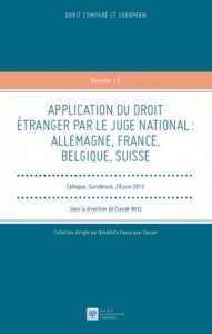 Application du droit étranger par le juge national